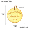 Wholesale Stainless Steel Gold Plated Pendants With Wave Geometry Animals Zodiac Patterns Electroplated