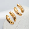 Wholesale Stainless Steel Gold Plated Personality Long Earrings With Letters Numbers Text Joker Jewelry