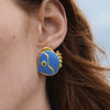 Wholesale Stainless Steel Goldplated Animal Fish Minimalist Women's Earrings