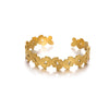 Wholesale Stainless Steel Goldplated Circular Bracelets With Retro Elegance