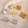 Wholesale Stainless Steel Goldplated Geometric Adjustable Ring Jewelry Accessories