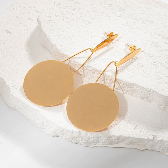 Wholesale Stainless Steel Goldplated Geometric Cherry Earrings For Women