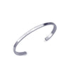 Wholesale Stainless Steel Goldplated Glossy Letter Cshaped Opening Personality Geometric Electroplated Bracelet For Girlfriends And Couples