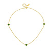 Wholesale Stainless Steel Goldplated Heartshaped Fashion Simple Love Pendant Necklace For Women