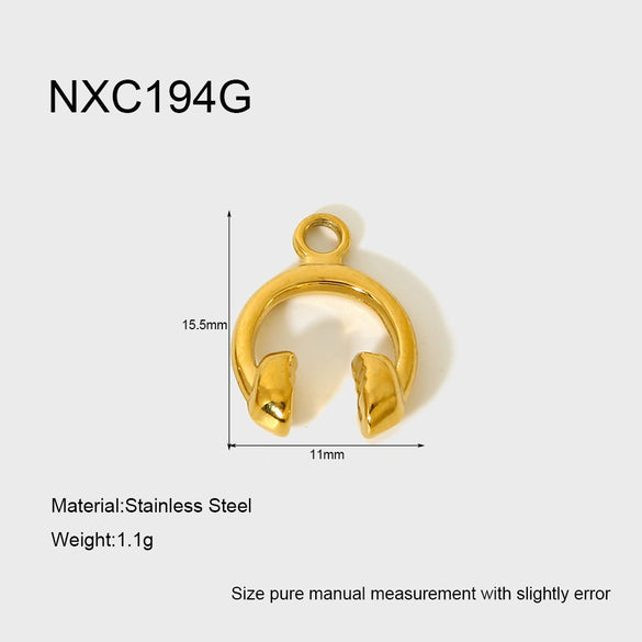 Wholesale Stainless Steel Goldplated Wine Bottle Pendant Jewelry Accessories