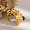 Wholesale Stainless Steel Hair Rope Hair Accessories With Electroplating Geometric Design