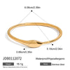Wholesale Stainless Steel Hammer Pattern Snake Series Electroplated Nonfading Stylish Bracelet Jewelry