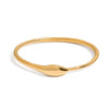 Wholesale Stainless Steel Hammer Pattern Snake Series Electroplated Nonfading Stylish Bracelet Jewelry