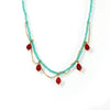 Wholesale Stainless Steel Handmade Geometric Water Drop Cat's Eye Light Luxury Style Necklace