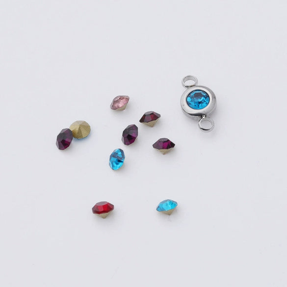 Wholesale Stainless Steel Handmade Jewelry Accessories With Round Pattern And Electroplating Process