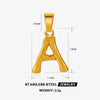 Wholesale Stainless Steel Handmade Letter Pendant Accessories With Polishing Hip Hop And Minimalist Style