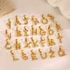 Wholesale Stainless Steel Handmade Letter Pendant Accessories With Polishing Hip Hop And Minimalist Style