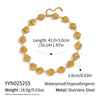 Wholesale Stainless Steel Handstitched Marine Life Pattern Electroplated Necklaces And Bracelets For Women