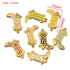 Wholesale Stainless Steel Heart And Boot Charms For Diy Bracelet And Necklace Dripping Oil Style