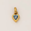 Wholesale Stainless Steel Heart Pendant Necklace With Mixed Gemstone Setting And Electroplating For Women