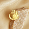Wholesale Stainless Steel Heart Shape Electroplated Love Ring Retro Light Luxury Style Unisex