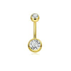 Wholesale Stainless Steel Heart Shape Electroplating Navel Ring Body Piercing Jewelry For Unisex