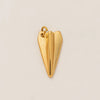 Wholesale Stainless Steel Heart Shape Pendant Teapot Biscuit Love Style Electroplated With 18K Gold Color