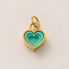 Wholesale Stainless Steel Heart Shape Pendant Teapot Biscuit Love Style Electroplated With 18K Gold Color