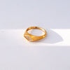 Wholesale Stainless Steel Heart Shaped Cast Electroplated Diamond Couple Rings Elegant Fashionable Retro And Versatile