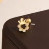 Wholesale Stainless Steel Heart Shaped Geometric Style Electroplating Women's Ear Bone Nails