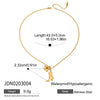 Wholesale Stainless Steel Heart Shaped Handbeaded Freshwater Pearl Electroplated Clavicle Chain Necklace For Women Chic Light Luxury Jewelry