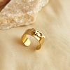 Wholesale Stainless Steel Heart Shaped Pendant Ring With Electroplating For Women And Men Natural And Geometric Style