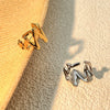Wholesale Stainless Steel Heart Shaped Ring Electroplated Natural Hip Hop Style For Women
