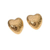 Wholesale Stainless Steel Heartshaped Earrings For Women With Electroplating Design