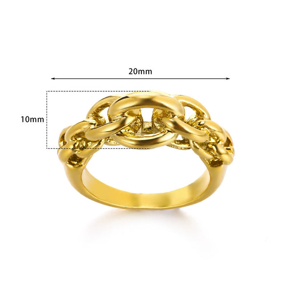 Wholesale Stainless Steel Heartshaped Electroplating Unisex And Women's Personality Open Ring