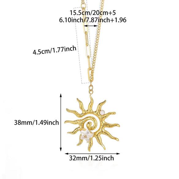 Wholesale Stainless Steel Heartshaped Zircon Pendant Necklace With Electroplating For Women Light Luxury Style