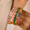 Wholesale Stainless Steel Heartshaped Zirconia Bracelet With Geometric Style And Light Luxury Feel