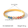 Wholesale Stainless Steel Heartshaped Zirconia Bracelet With Geometric Style And Light Luxury Feel