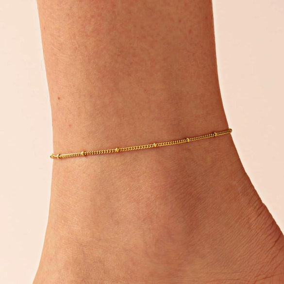 Wholesale Stainless Steel Hip Hop Style Anklet With Letters Numbers Text Pattern For Women