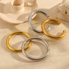 Wholesale Stainless Steel Hollow Geometric Electroplated Women's Fashion Bracelet