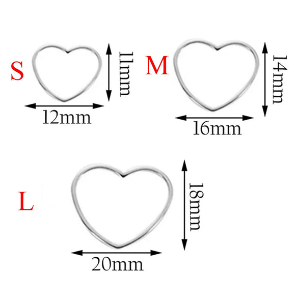 Wholesale Stainless Steel Hollow Love Triangle Round Water Drop Geometric Pattern Earrings Base Accessories With Electroplating