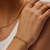 Wholesale Stainless Steel Hollow Love Woven Cuban Necklace With Geometric Style And Electroplating Process For Women