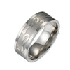Wholesale Stainless Steel Hook Ring Jewelry With Animal Zodiac Pattern Electroplated For Unisex
