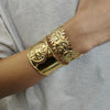 Wholesale Stainless Steel Hydraulic Pressure Open Sun Bracelet Fashion Minimalist Jewelry