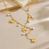 Wholesale Stainless Steel Insect Animal Fresh And Simple Style Yshaped Chain Necklace With Electroplating