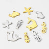 Wholesale Stainless Steel Jewelry Accessories Animal Shaped Pendant With Electroplating