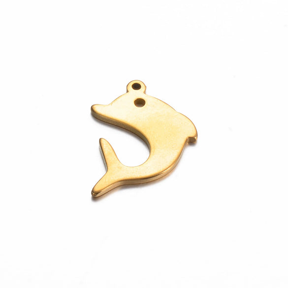 Wholesale Stainless Steel Jewelry Accessories Animal Shaped Pendant With Electroplating