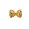 Wholesale Stainless Steel Jewelry Accessories Dripping Oil Bow Pendant For Bracelet