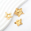 Wholesale Stainless Steel Jewelry Accessories Fivepointed Star Electroplated Pendant For Necklace And Earrings
