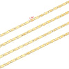 Wholesale Stainless Steel Jewelry Accessories Japanese Chain 18K Gold Plated Vacuum Plated Semifinished Necklace And Bracelet Chain