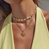 Wholesale Stainless Steel Jewelry Constellation Pendant Doublelayer Clavicle Chain With Electroplating Light Luxury Minimalist Style For Women