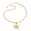 Wholesale Stainless Steel Jewelry Geometric Fivepointed Star Bead Chain With Electroplating