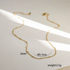 Wholesale Stainless Steel Jewelry Geometric Satellite And Snake Bone Chain Necklace For Women With Electroplating Minimalist Style