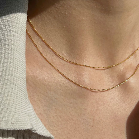 Wholesale Stainless Steel Jewelry Geometric Satellite And Snake Bone Chain Necklace For Women With Electroplating Minimalist Style