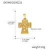 Wholesale Stainless Steel Jewelry Pendant Accessories With Geometric Styling And 18K Gold Electroplated Finish For Diy Collection